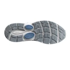 BROOKS Women's Dyad 11 Running Shoe- Grey/White/Blue - Wide (D) -Gazelle Sports Shop 120312 065 S Dyad 11 d761ab05 756e 46c0 9565 42c789941d8f