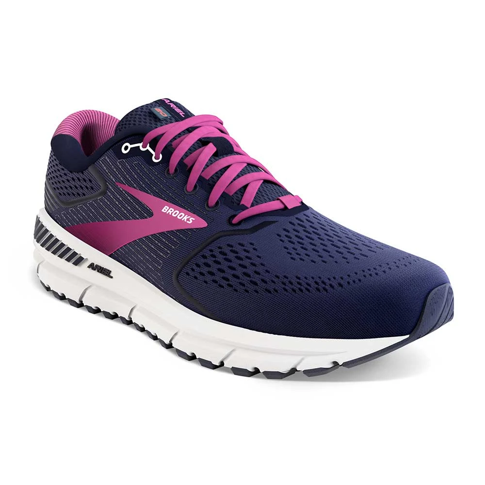 BROOKS Women's Ariel 20 Running Shoe - Peacoat/Vivid Viola/White - Regular (B) 6 BROOKS Women's Ariel 20 Running Shoe - Peacoat/Vivid Viola/White - Regular (B) - Image 4