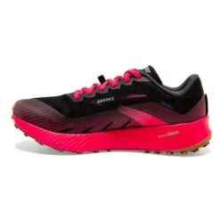 BROOKS Women's Catamount Trail Shoe - Black/Pink - Regular (B) -Gazelle Sports Shop 120339 011 M Catamount