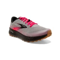 BROOKS Women's Catamount Trail Running Shoe - Alloy/Pink/Black - Regular (B) 10 BROOKS Women's Catamount Trail Running Shoe - Alloy/Pink/Black - Regular (B) -Gazelle Sports Shop 120339 098 A Catamount