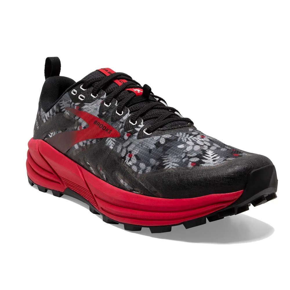 BROOKS Women's Cascadia 16 Trail Shoe - Black/Grey/Red- Regular (B) 4 BROOKS Women's Cascadia 16 Trail Shoe - Black/Grey/Red- Regular (B) - Image 2