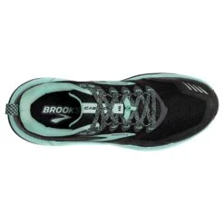 BROOKS Women's Cascadia 16 Trail Shoe- Black/Ebony/Yucca - Wide (D) -Gazelle Sports Shop 120363 049 O Cascadia 16 96eac59a b6b9 43f2 b3f6 049662614692