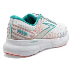 BROOKS Women's Glycerin 20 Running Shoe- Oyster/Latigo Bay/Coral - Wide (D) -Gazelle Sports Shop 120369 061 H Glycerin 20