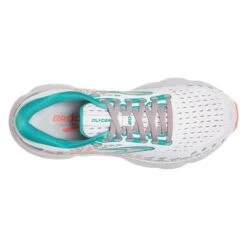 BROOKS Women's Glycerin 20 Running Shoe- Oyster/Latigo Bay/Coral - Wide (D) -Gazelle Sports Shop 120369 061 O Glycerin 20