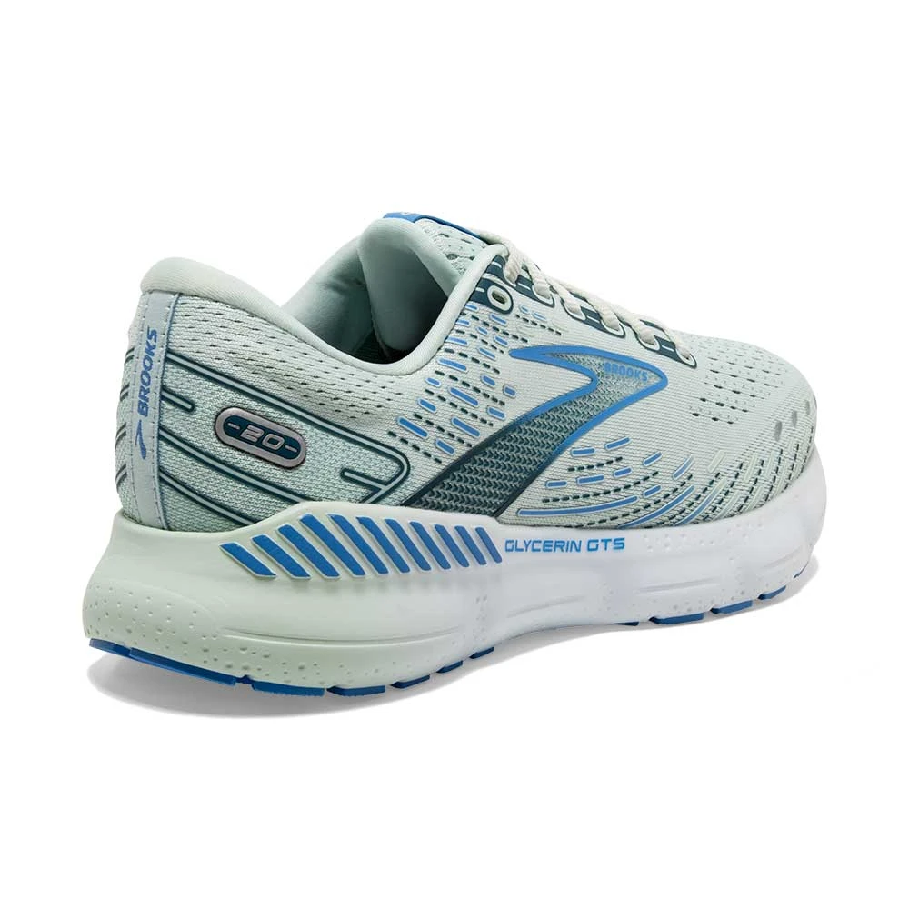 BROOKS Women's Glycerin GTS 20 Running Shoe - Blue Glass/Marina/Legion Blue - Regular (B) 5 BROOKS Women's Glycerin GTS 20 Running Shoe - Blue Glass/Marina/Legion Blue - Regular (B) - Image 3