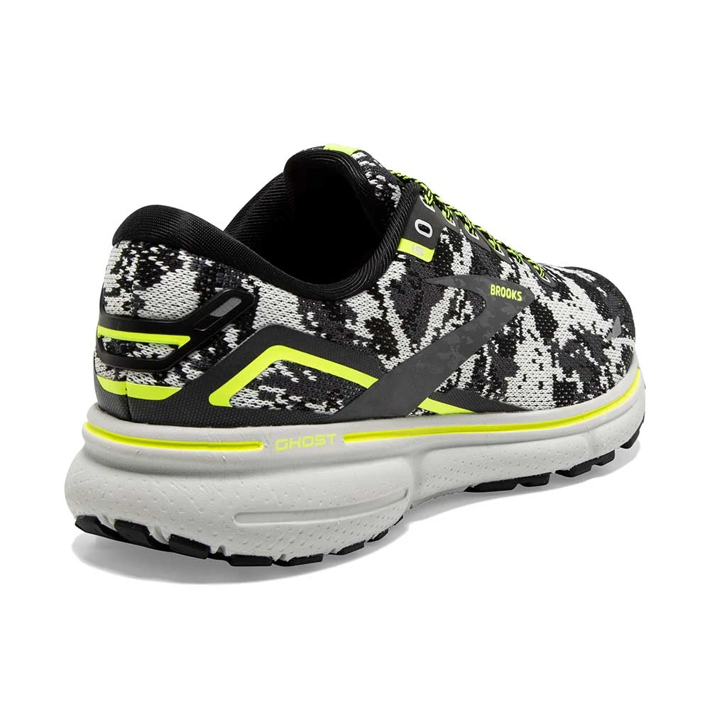 BROOKS Women's Ghost 15 Camo Running Shoe - Black/Ebony/Nightlife - Regular (B) 5 BROOKS Women's Ghost 15 Camo Running Shoe - Black/Ebony/Nightlife - Regular (B) - Image 3