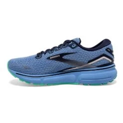 BROOKS Women's Ghost 15 Running Shoe - Vista Blue/Peacoat/Linen - Regular (B) -Gazelle Sports Shop 120380 472 M Ghost 15