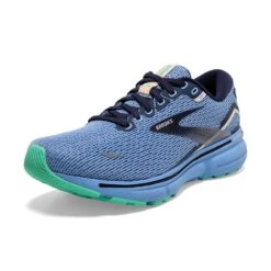 BROOKS Women's Ghost 15 Running Shoe - Vista Blue/Peacoat/Linen - Regular (B) -Gazelle Sports Shop 120380 472 Z Ghost 15