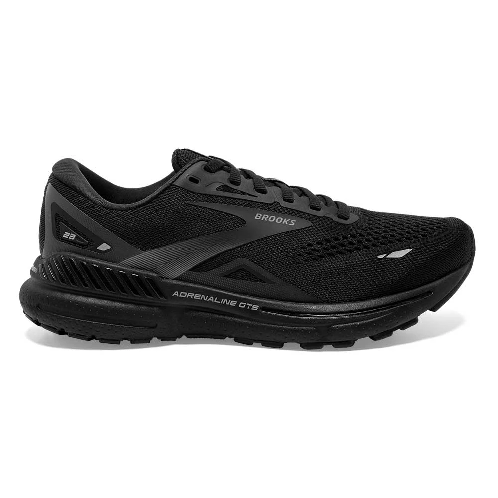 BROOKS W Adrenaline GTS 23 - Black/Black/Ebony 3 BROOKS W Adrenaline GTS 23 - Black/Black/Ebony