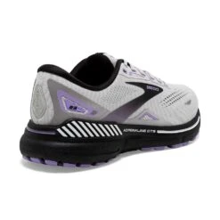 BROOKS Women's Adrenaline GTS 23 Running Shoe - Grey/Black/Purple- Regular (B) 13 BROOKS Women's Adrenaline GTS 23 Running Shoe - Grey/Black/Purple- Regular (B) -Gazelle Sports Shop 120381 039 H Adrenaline GTS 23 1