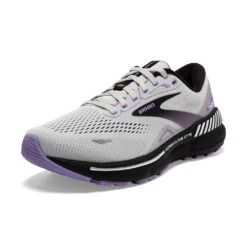 BROOKS Women's Adrenaline GTS 23 Running Shoe - Grey/Black/Purple- Regular (B) 11 BROOKS Women's Adrenaline GTS 23 Running Shoe - Grey/Black/Purple- Regular (B) -Gazelle Sports Shop 120381 039 Z Adrenaline GTS 23 1