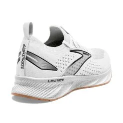 BROOKS Women's Levitate StealthFit 6 Running Shoe- White/Bran- Regular (B) 12 BROOKS Women's Levitate StealthFit 6 Running Shoe- White/Bran- Regular (B) -Gazelle Sports Shop 120385 170 H Levitate StealthFit 6