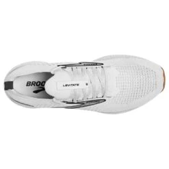 BROOKS Women's Levitate StealthFit 6 Running Shoe- White/Bran- Regular (B) 10 BROOKS Women's Levitate StealthFit 6 Running Shoe- White/Bran- Regular (B) -Gazelle Sports Shop 120385 170 O Levitate StealthFit 6