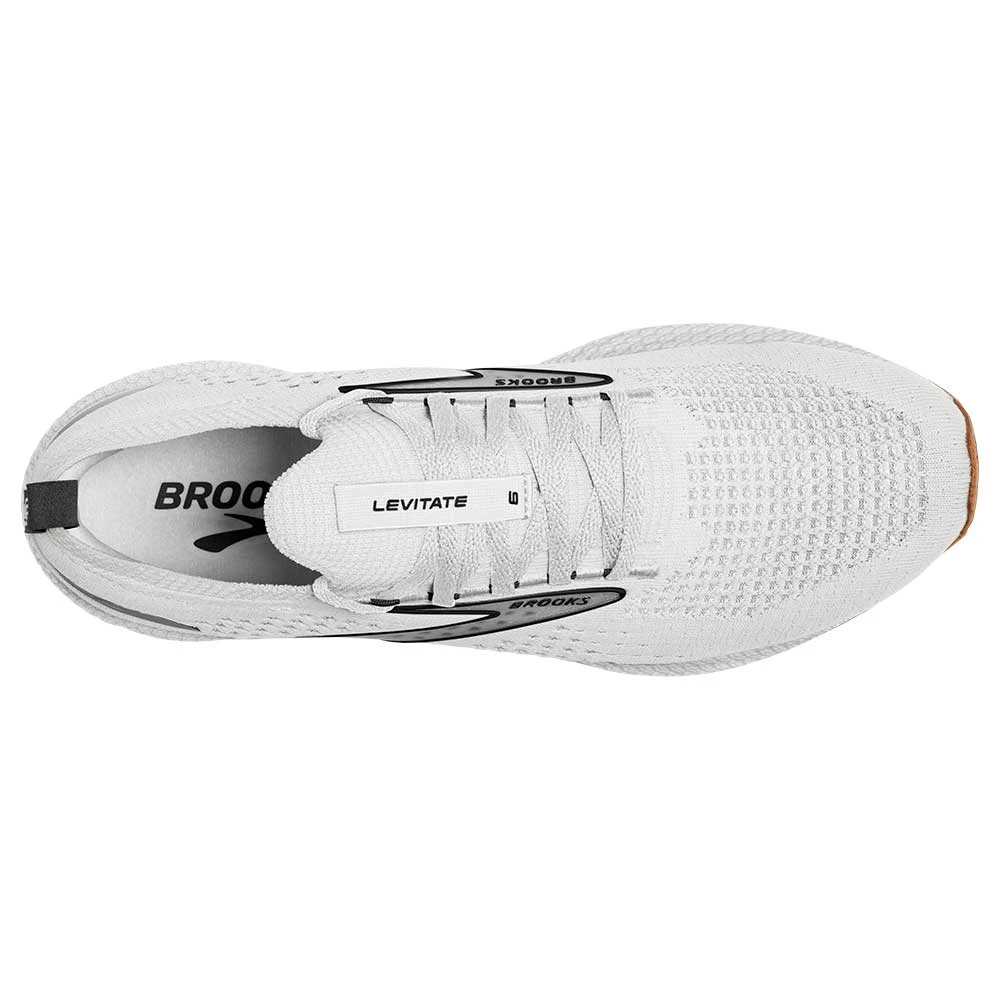 BROOKS Women's Levitate StealthFit 6 Running Shoe- White/Bran- Regular (B) 5 BROOKS Women's Levitate StealthFit 6 Running Shoe- White/Bran- Regular (B) - Image 3
