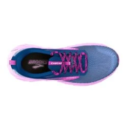 BROOKS Women's Cascadia Trail Running Shoe- Navy/Purple/Violet - Regular (B) -Gazelle Sports Shop 120392 449 O Cascadia 17