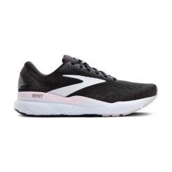 BROOKS Women's Ghost 16 Running Shoe - Black/White/Orchid Ice - Regular (B)