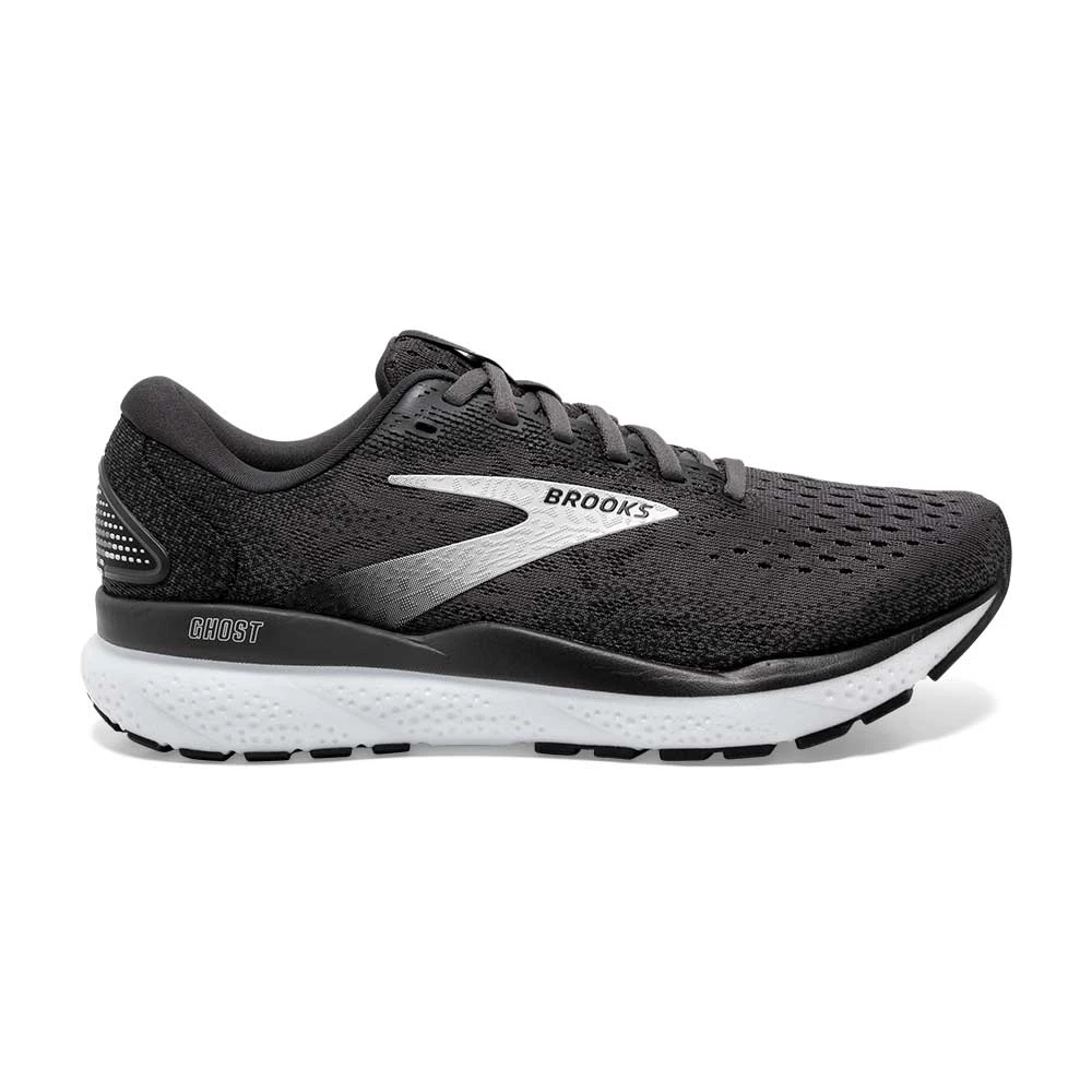 BROOKS Women's Ghost 16 Running Shoe - Black/Grey/White - Regular (B) 3 BROOKS Women's Ghost 16 Running Shoe - Black/Grey/White - Regular (B)