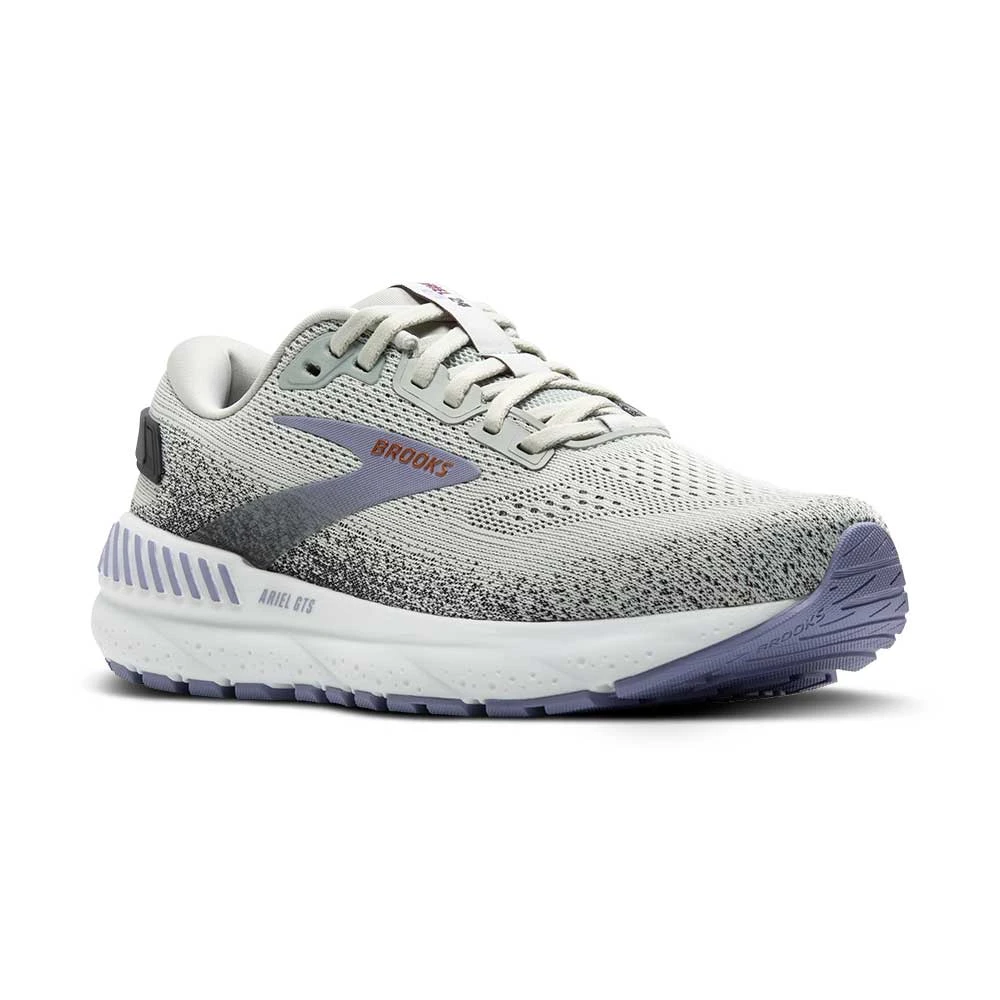 BROOKS Women's Ariel GTS 24 Running Shoe - Mercury/Ebony/Sweet Lavender - Regular (B) 4 BROOKS Women's Ariel GTS 24 Running Shoe - Mercury/Ebony/Sweet Lavender - Regular (B) - Image 2