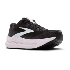 BROOKS Women's Ghost Max 2 Running Shoe - Black/White/Orchid Ice - Regular (B) -Gazelle Sports Shop 120420 077 A Ghost Max 2