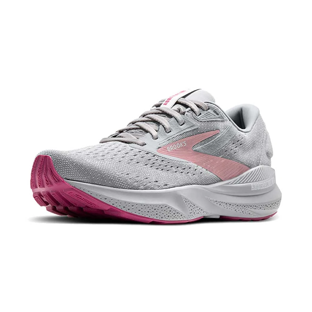BROOKS Women's Adrenaline GTS 24 Running Shoe - Alloy/White/Zephyr - Regular (B) 5 BROOKS Women's Adrenaline GTS 24 Running Shoe - Alloy/White/Zephyr - Regular (B) - Image 3