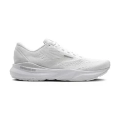 BROOKS Women's Adrenaline GTS 24 Running Shoe - White/Oyster/Alloy - Regular (B)