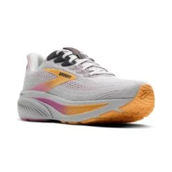 BROOKS Women's Ghost 17 Running Shoe - Oyster/Apricot/Pink - Wide (D) -Gazelle Sports Shop 120431 070 A Ghost 17 cffd1d66 a62e 4f99 8559 d07e9758213d