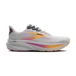 BROOKS Women's Ghost 17 Running Shoe- Oyster/Apricot/Pink - Regular (B)