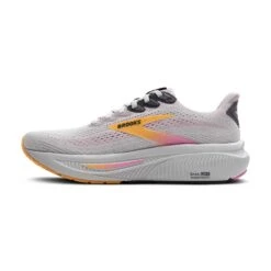 BROOKS Women's Ghost 17 Running Shoe- Oyster/Apricot/Pink - Regular (B) -Gazelle Sports Shop 120431 070 M Ghost 17
