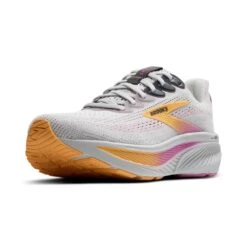 BROOKS Women's Ghost 17 Running Shoe - Oyster/Apricot/Pink - Extra Wide (2E) -Gazelle Sports Shop 120431 070 Z Ghost 17 cb0e8c5c 57e0 47a5 8387 25d0e544921c