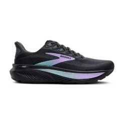 BROOKS Women's Ghost 17 Running Shoe - Grey/Clearwater/Purple - Regular (B)