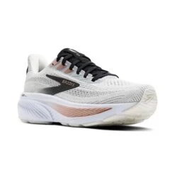 BROOKS Women's Ghost 17 Running Shoe - White/Black/Rose Gold - Wide (D) -Gazelle Sports Shop 120431 105 A Ghost 17 06f8b99b 8877 4aca ad39 a53a01a62569