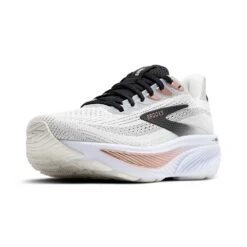 BROOKS Women's Ghost 17 Running Shoe - White/Black/Rose Gold - Wide (D) -Gazelle Sports Shop 120431 105 Z Ghost 17 08424639 4ced 4f68 afc4 5f9b3d91b757
