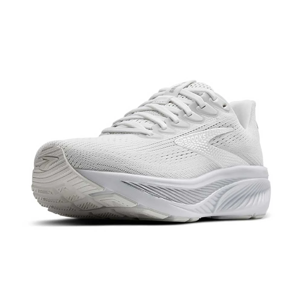 BROOKS Women's Ghost 17 Running Shoe - White/White/Grey - Regular (D) 6 BROOKS Women's Ghost 17 Running Shoe - White/White/Grey - Regular (D) - Image 4