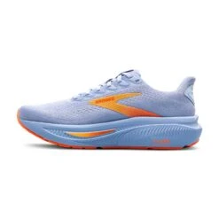 BROOKS Women's Ghost 17 Running Shoe - Blue Heron/White/Orange - Regular (B) -Gazelle Sports Shop 120431 443 M Ghost 17