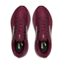 BROOKS Women's Ghost 17 Running Shoe - Burgundy/Pink/Green - Regular (B) -Gazelle Sports Shop 120431 581 O Ghost 17 e86e5138 97f1 4454 9248 ab9567224e65