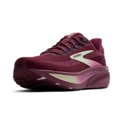 BROOKS Women's Ghost 17 Running Shoe - Burgundy/Pink/Green - Regular (B) -Gazelle Sports Shop 120431 581 Z Ghost 17 3c75a57e e34d 4ff0 834f a048104a0319