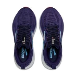 BROOKS Women's Glycerin 22 Running Shoe - Blue Ribbon/Peacoat/Dianthus - Wide (D) -Gazelle Sports Shop 120434 429 O Glycerin 22