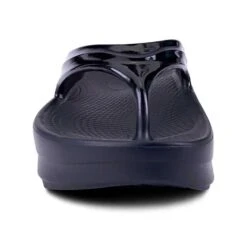 OOfos Women's OOmega Thong - Black - Regular (B) 12 OOfos Women's OOmega Thong - Black - Regular (B) -Gazelle Sports Shop 1410BLACK shot3 932x680 526f3dae 8634 447a 92a0 0b8e5e06cbdf