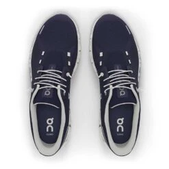 On Running Men's Cloud 6 Running Shoe - Midnight/White - Regular (D) -Gazelle Sports Shop 1721636433824 3MF10070692 cloud6 nos ss25 maritime blues brilliant white m g4