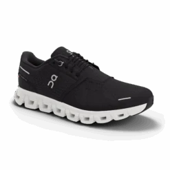 On Running Women's Cloud 6 Running Shoe - Black/White - Regular (B) -Gazelle Sports Shop 1721636433824 3WF10060299 cloud6 nos ss25 black beauty brilliant white w g6