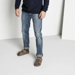 Birkenstock Arizona Cork Tobacco Brown Oiled Leather Sandal- Regular/Wide -Gazelle Sports Shop 352203 f look m