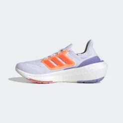 ADIDAS Women's Ultraboost Light Running Shoe - Ftwr White/Solar Red/Beam Pink - Regular (B) -Gazelle Sports Shop 35d564abaa7b4650a523af9c013532f5 9366