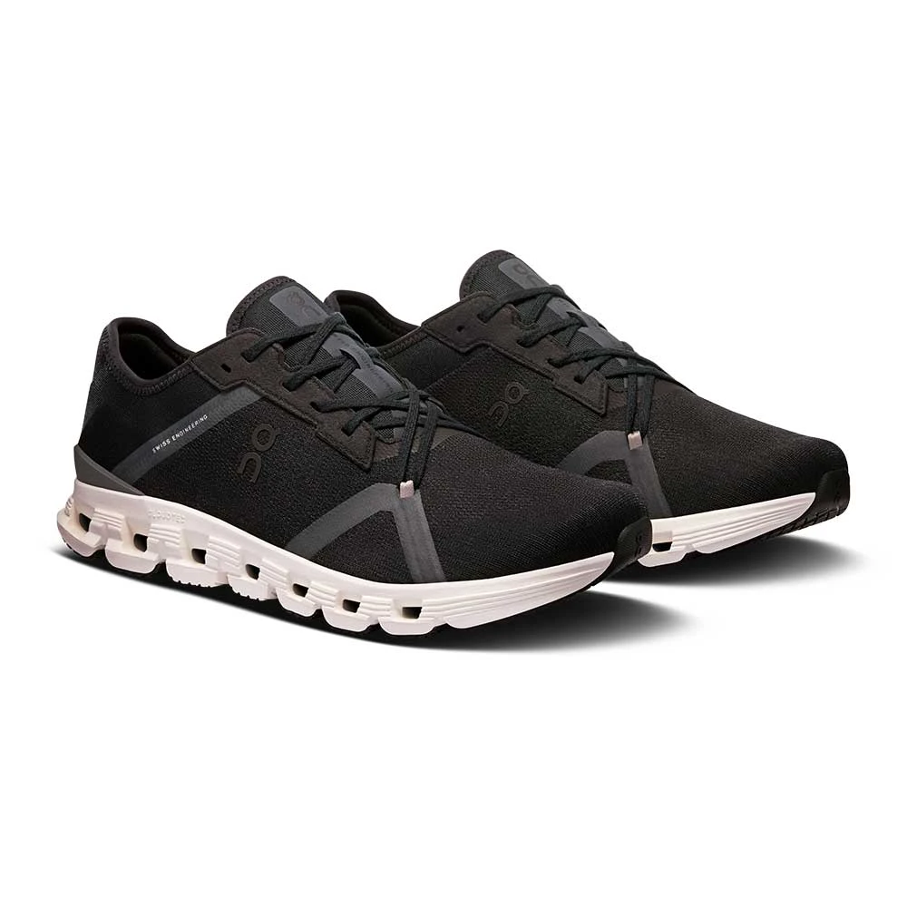 On Running Men's Cloud X 4 AD Running Shoe - Black/Asphalt - Regular (D) 4 On Running Men's Cloud X 4 AD Running Shoe - Black/Asphalt - Regular (D) - Image 2