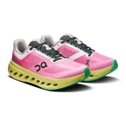 On Running Women's Cloudsurfer Next Running Shoe - Pink/Limelight - Regular (B) -Gazelle Sports Shop 3WE30053214 cloudsurfer next ss25 pink limelight w g6
