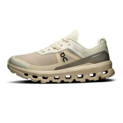 On Running Women's Cloudvista 2 Trail Running Shoe - Cream/Desert - Regular (B) -Gazelle Sports Shop 3WE30133323 cloudvista 2 ss25 cream desert w l g1
