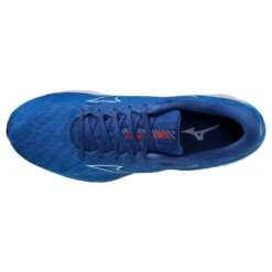Mizuno Men's Wave Rider 26 Running Shoe- Super Sonic/IceWater- Regular (D) 8 Mizuno Men's Wave Rider 26 Running Shoe- Super Sonic/IceWater- Regular (D) -Gazelle Sports Shop 411373 SNIW 04 1