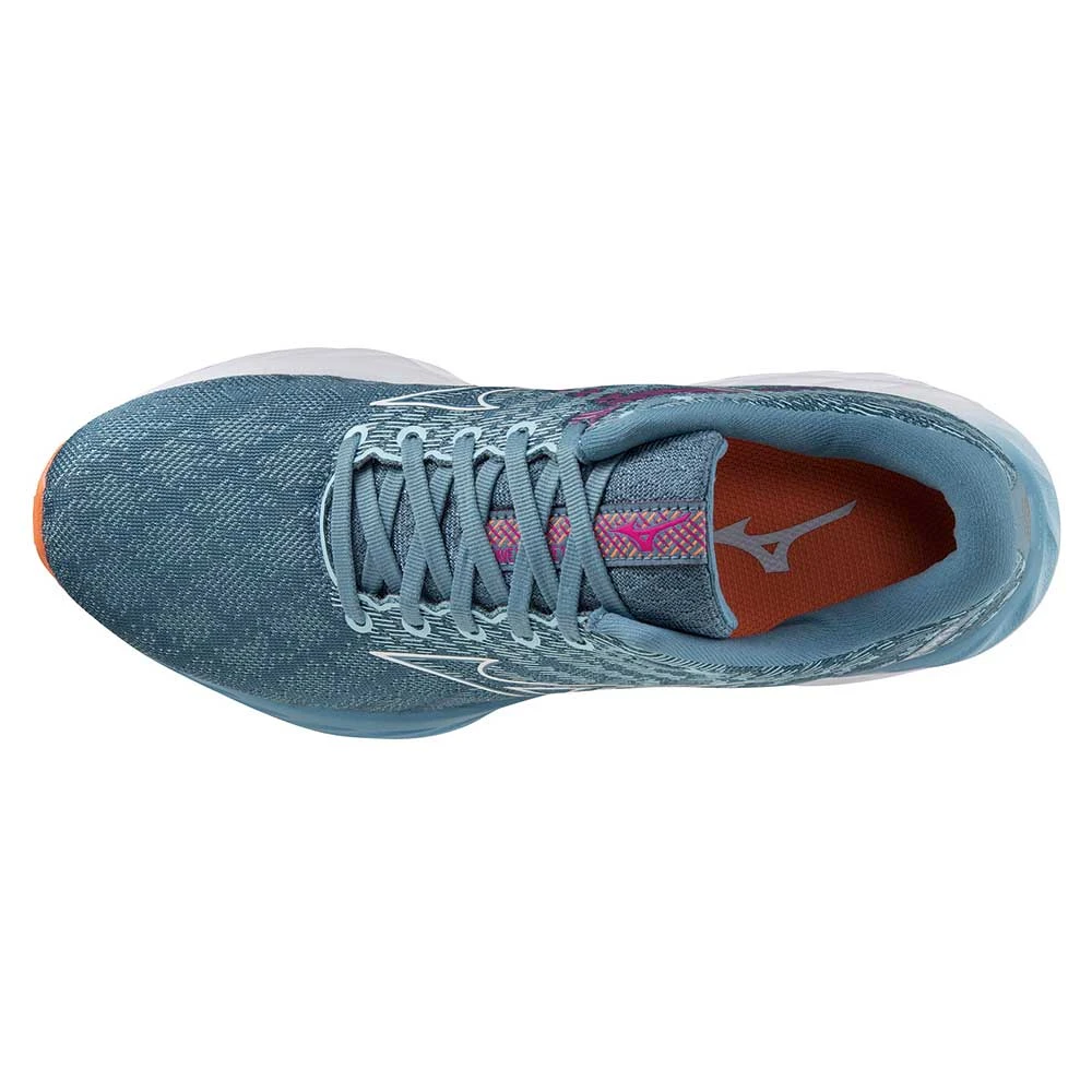 Mizuno Women's Wave Inspire 19 Running Shoe- Provincial Blue/White- Regular (B) 7 Mizuno Women's Wave Inspire 19 Running Shoe- Provincial Blue/White- Regular (B) - Image 5