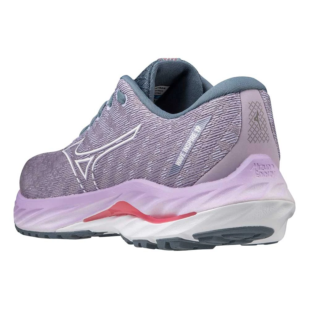 Mizuno Women's Wave Inspire 19 Running Shoe- Wisteria/China Blue- Regular (B) 9 Mizuno Women's Wave Inspire 19 Running Shoe- Wisteria/China Blue- Regular (B) - Image 7
