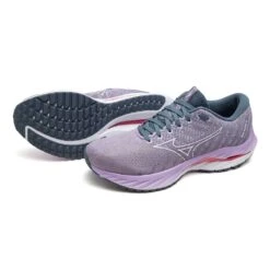 Mizuno Women's Wave Inspire 19 Running Shoe- Wisteria/China Blue- Regular (B) 13 Mizuno Women's Wave Inspire 19 Running Shoe- Wisteria/China Blue- Regular (B) -Gazelle Sports Shop 411398 6BCL 99