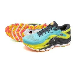 Mizuno Men's Wave Sky 7 Running Shoe - Jet Blue/White - Regular (D) -Gazelle Sports Shop 411411 JB00 11